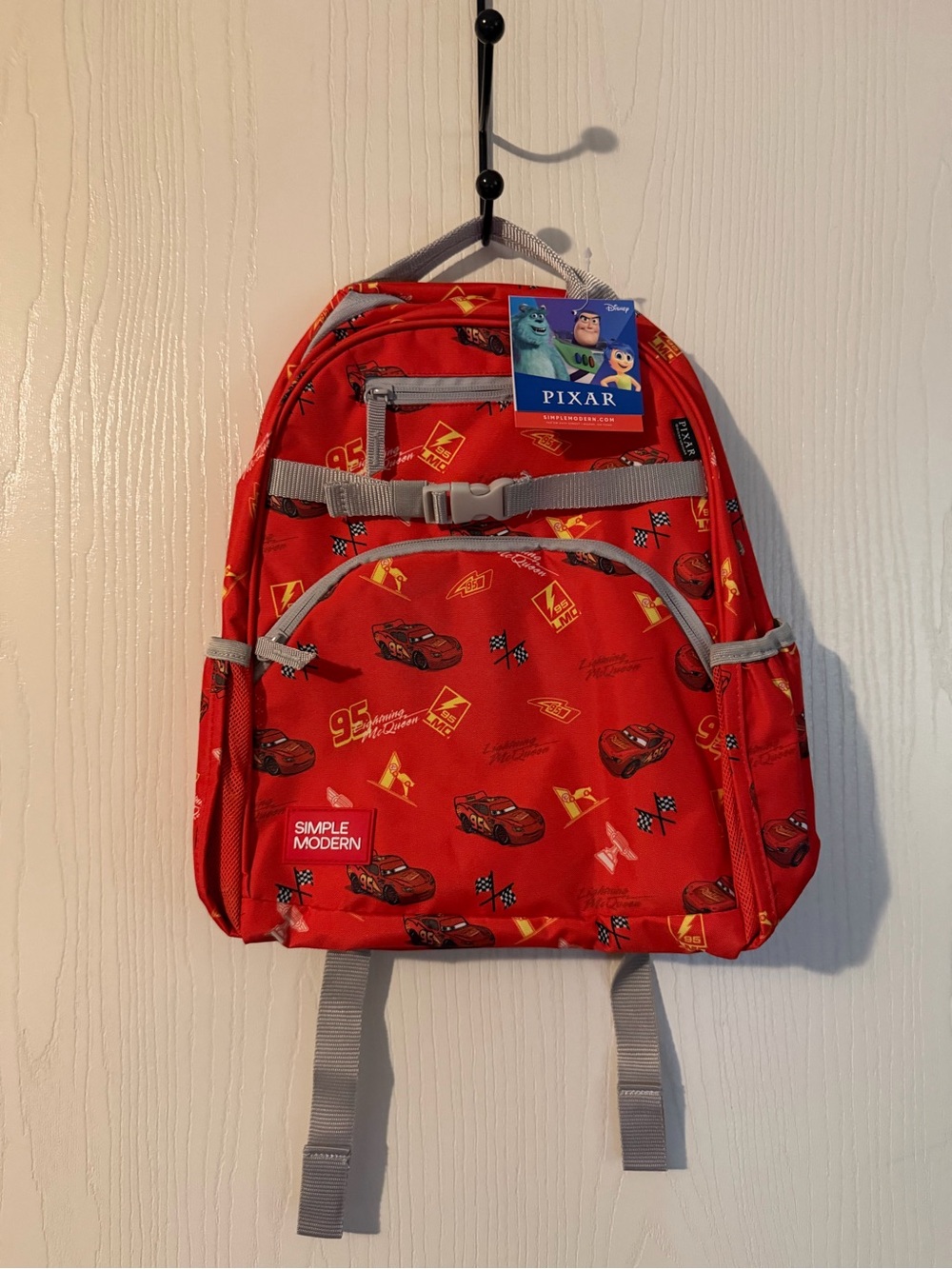 Simple Modern Pixar Cars Red Backpack NWT